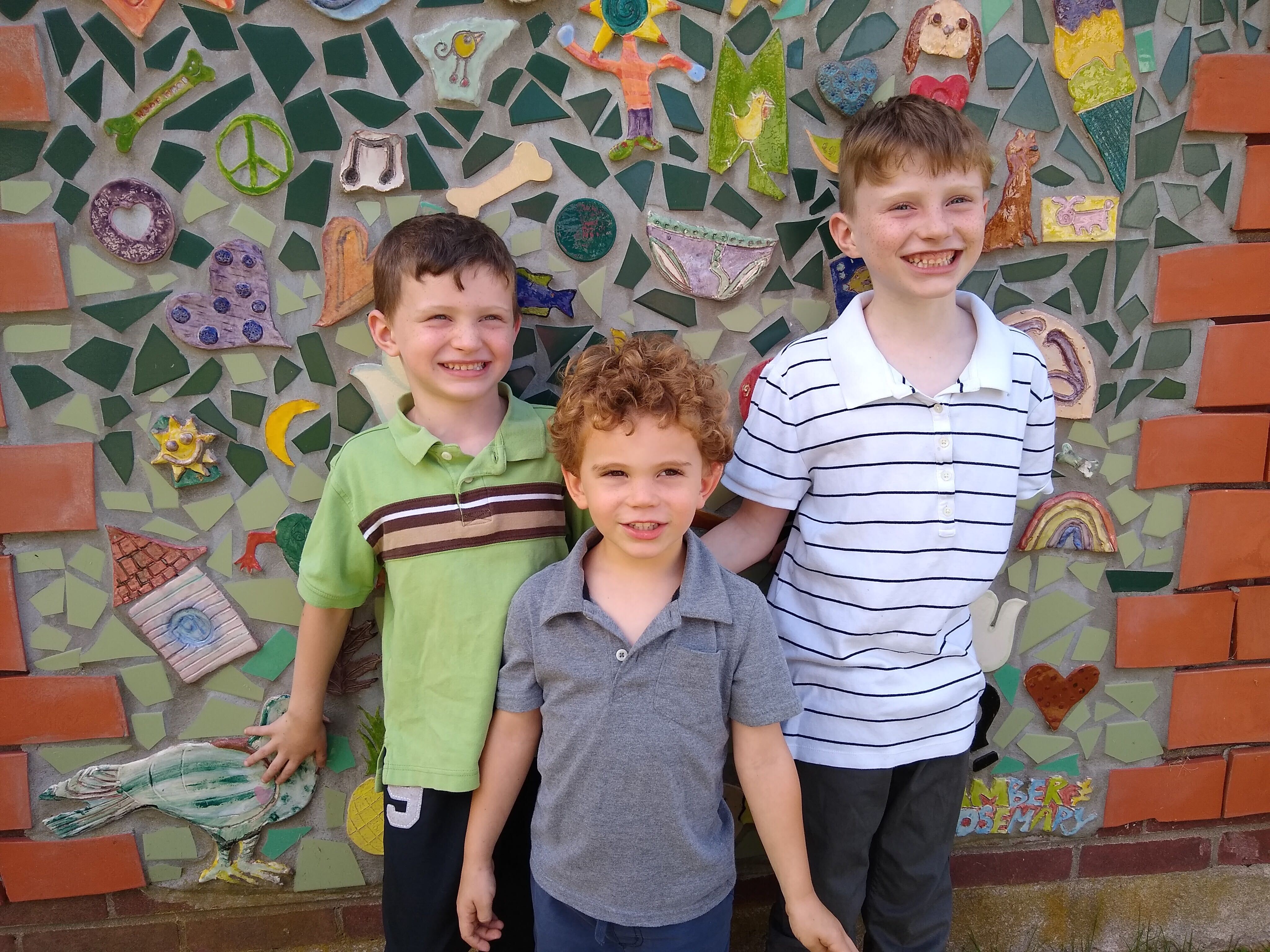 Laura Hoover's children, Nathan, Austin and Wyatt