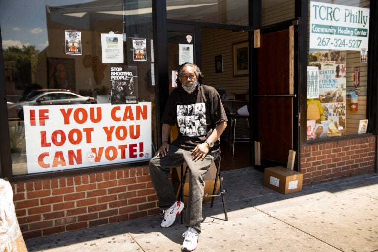 Founder and executive director of The Center for Returning Citizens Jondhi J. Harrell. (Ryan Collerd for WHYY)