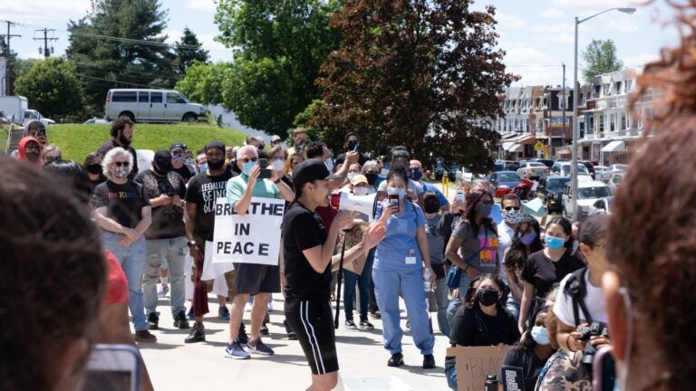 Scenes from solidarity protests in Reading, Pennsylvania.