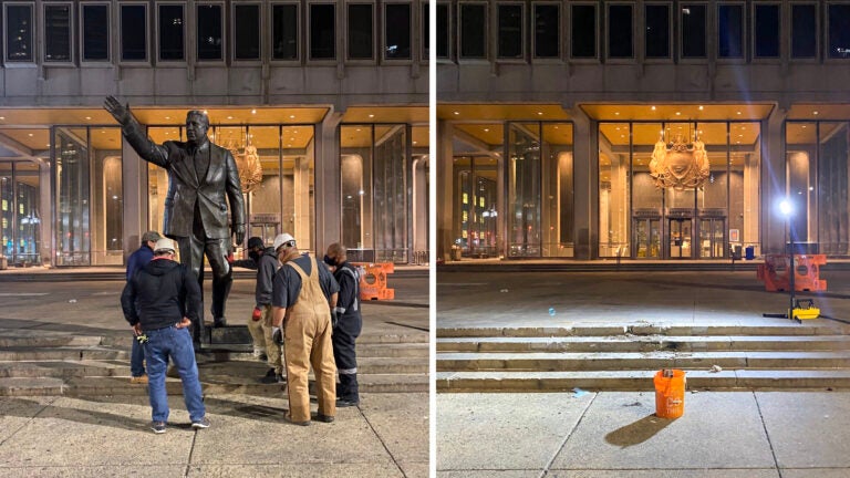 Frank Rizzo statue removed