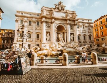 The Trevi Fountain in Rome