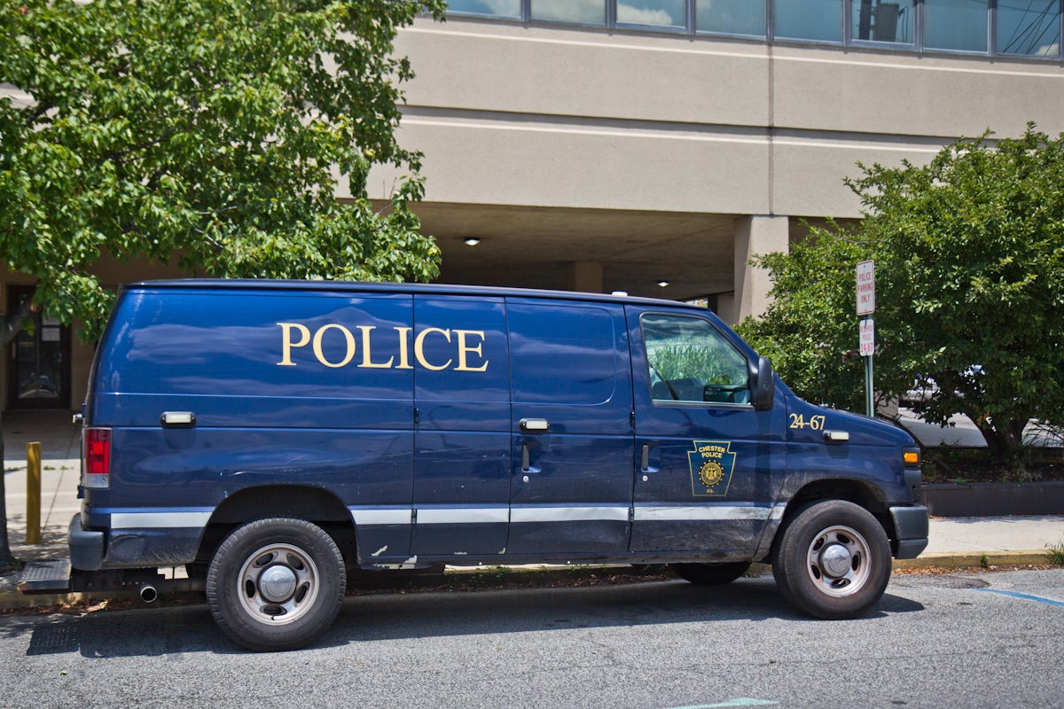 Chester police vehicle