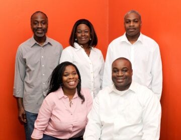 Stephen McFadden, right, bottom next to his sister Gwenda Gee. Behind Gee stands Tony McFadden, Gina McFadden and Christopher McFadden, the author's father. (Courtesy of Joy McFadden)