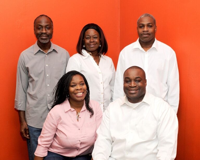 Stephen McFadden, right, bottom next to his sister Gwenda Gee. Behind Gee stands Tony McFadden, Gina McFadden and Christopher McFadden, the author's father. (Courtesy of Joy McFadden)