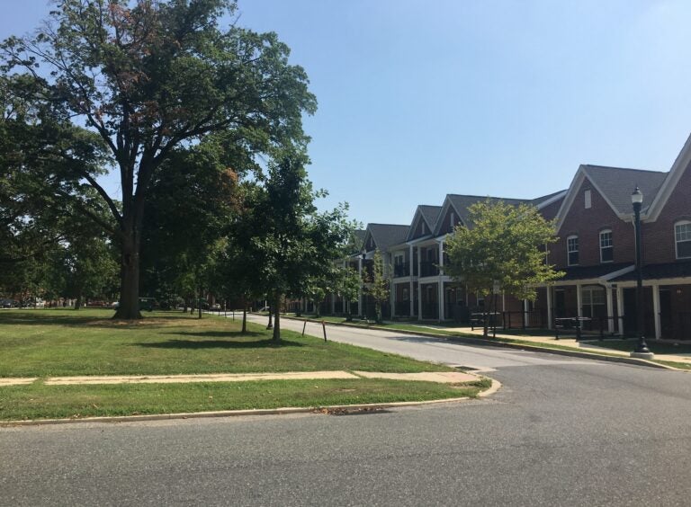 The Flats, an affordable housing community in western Wilmington, Del. (Mark Eichmann/WHYY)