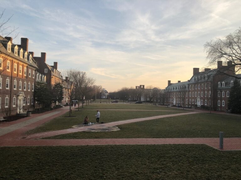 The University of Delaware has decided to hold almost all classes remotely this fall, and limit dorms primarily to students requiring face-to-face instruction. (Cris Barrish/WHYY)