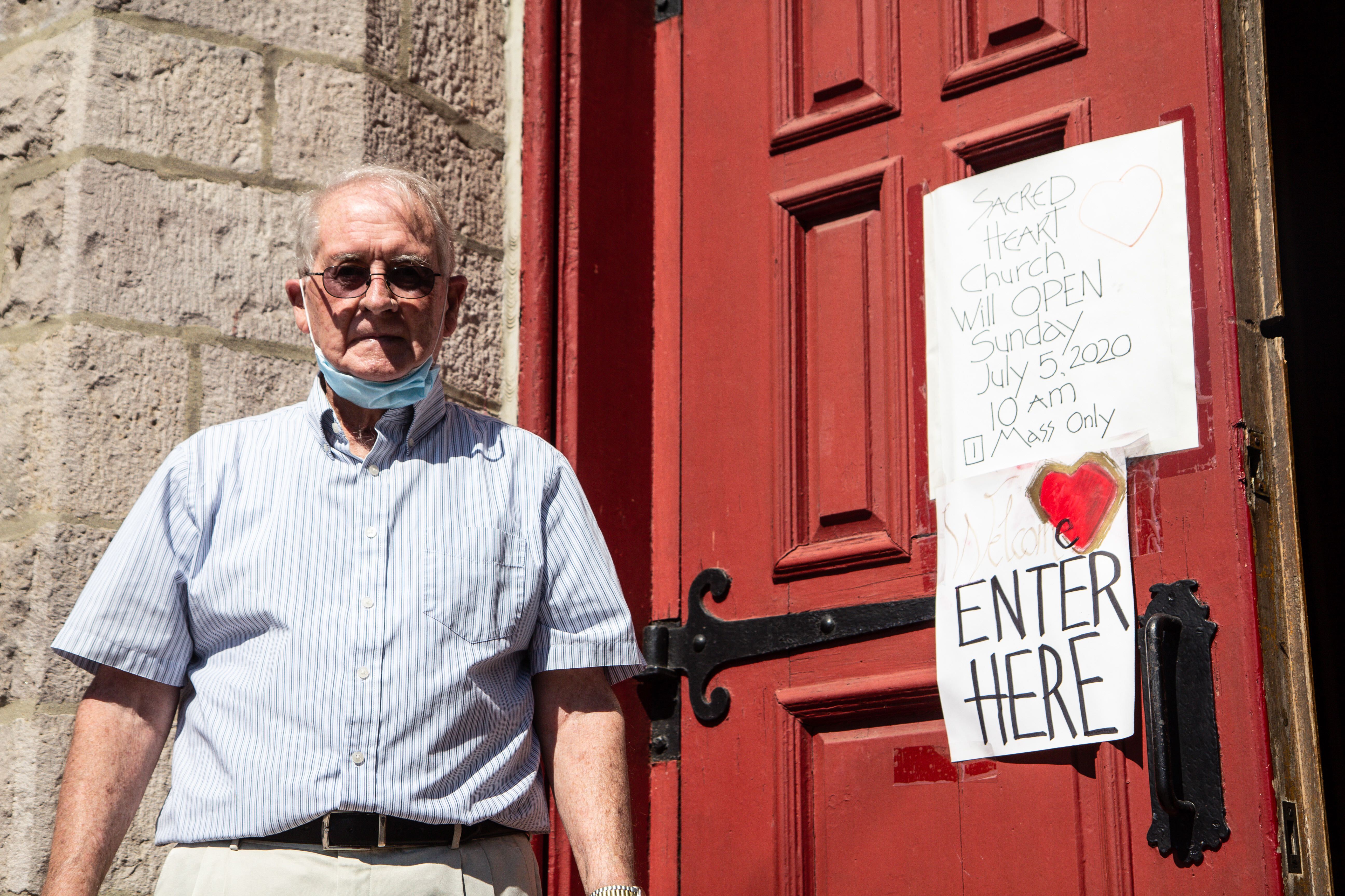 Parishioner Patrick Mulligan