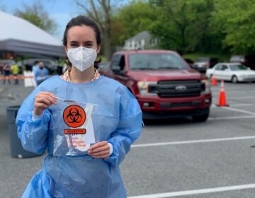 Drive-thru coronavirus testing