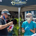 Delaware health officials have ramped up testing at the Delaware beaches. (Courtesy of Delaware National Guard)