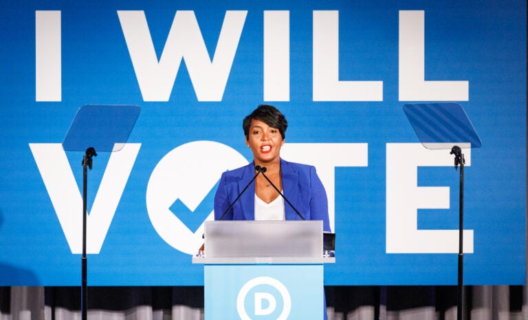 Atlanta Mayor Keisha Lance Bottoms addresses a Democratic National Committee event in June 2019 in Atlanta. The mayor is considered a contender for Joe Biden's vice presidential pick. (Dustin Chambers/Getty Images)