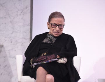 Supreme Court Justice Ruth Bader Ginsburg at an award ceremony in February in Washington, D.C. (Dimitrios Kambouris/Getty Images for DVF)