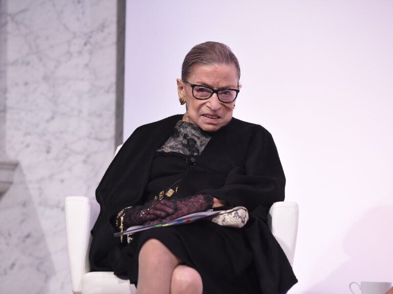 Supreme Court Justice Ruth Bader Ginsburg at an award ceremony in February in Washington, D.C. (Dimitrios Kambouris/Getty Images for DVF)