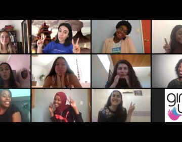 Teenage leaders in the global group Girl Up met for their annual conference via Zoom. NPR interviewed 11 of the attendees. Top row, from left: Salomé Beyer, Rebecca Fairweather, Alliyah Logan and Bethel Kyeza. Middle row, from left: Riya Goel, Nora DiMartino, Aya Alagha and Mofi Onanuga. Bottom row, from left: Vanessa Louis-Jean, Hayat Muse and Rym Badran.
(Zoom screen grab by NPR)