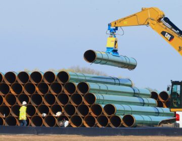 Pipes for the proposed Dakota Access Pipeline