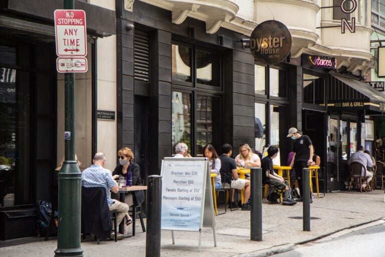 Outdoor dining in Philly amid the coronavirus pandemic