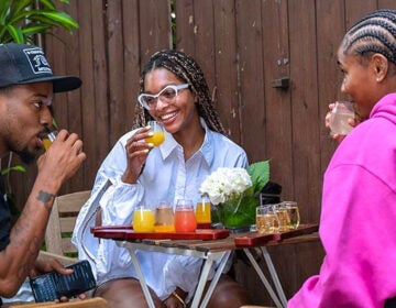 Before you visit, make sure tables are a safe distance apart — and wear your masks unless eating or drinking (INSTAGRAM / @ROSEGARDENPHL)