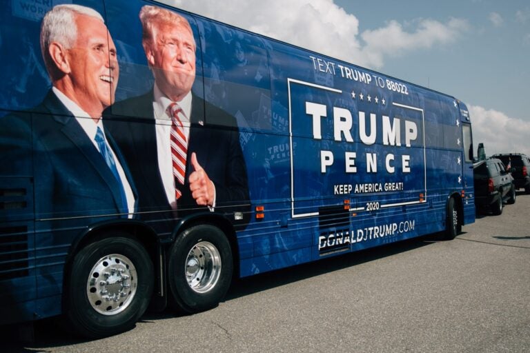 Trump-Pence 2020 campaign bus