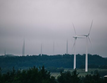 A wind energy farm in Somerset County. (Tim Lambert / WITF)