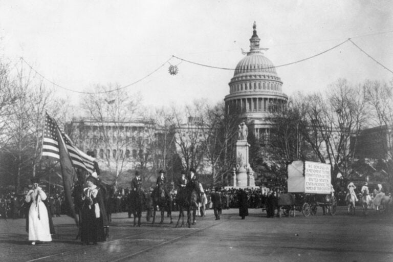 Women's suffrage parade