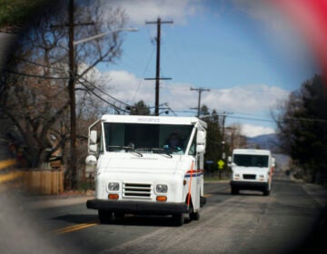 United States Post Office delivery trucks