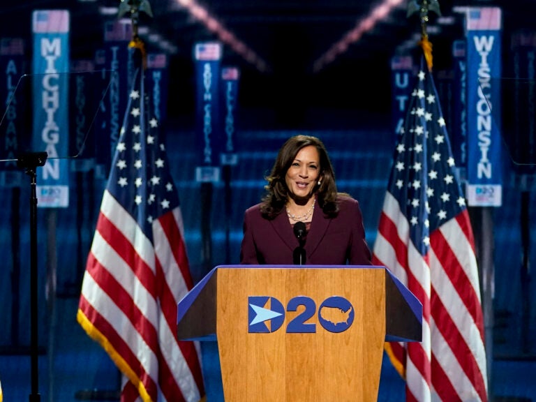 Democratic vice presidential candidate Sen. Kamala Harris, D-Calif.