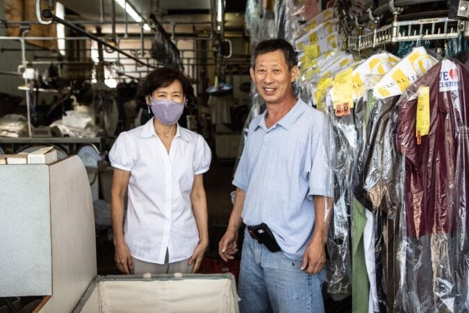 Soo and James Lee, owner of Lee’s Best Dry Cleaning in Upper Darby