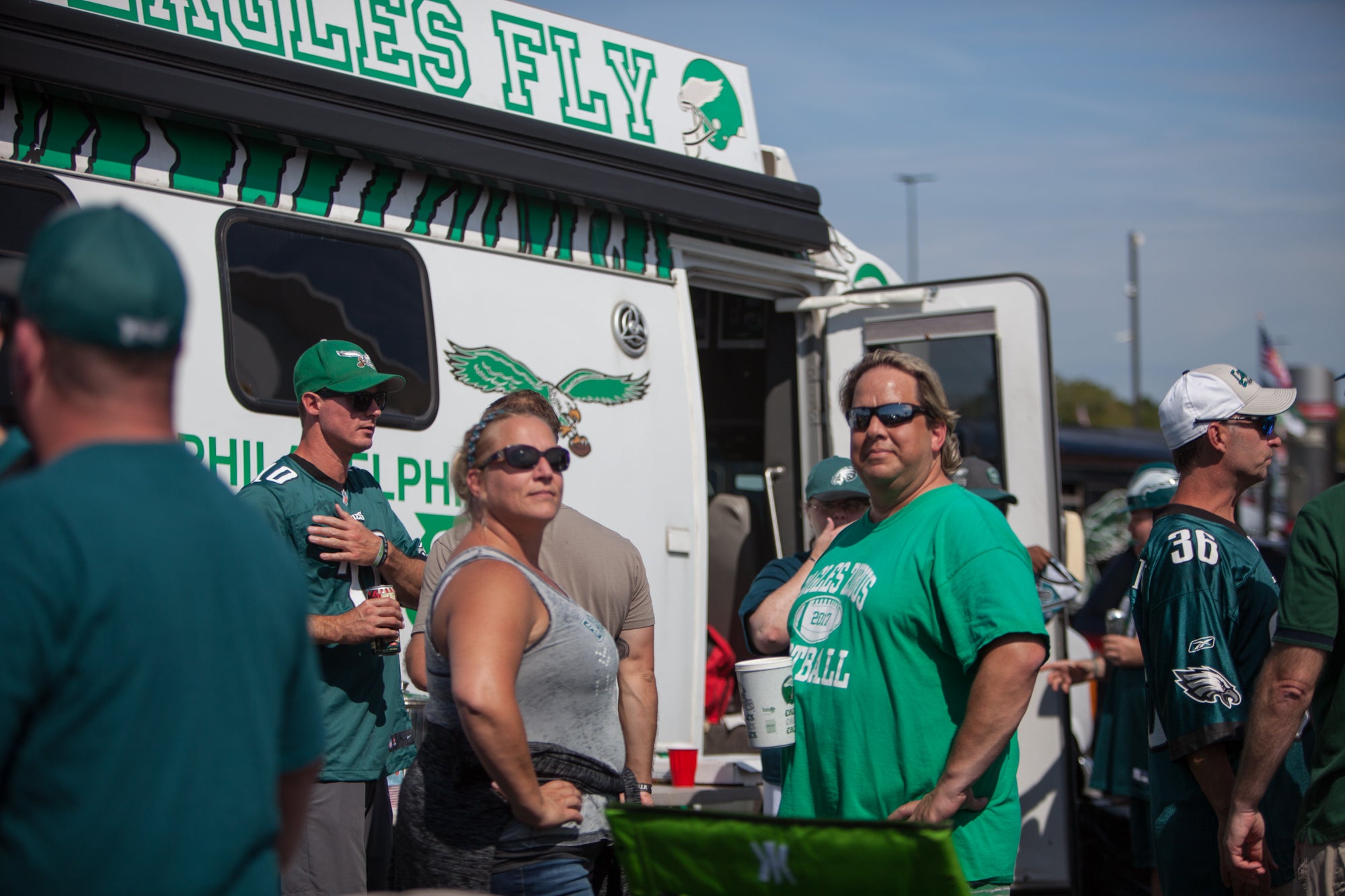 Home opener tailgating