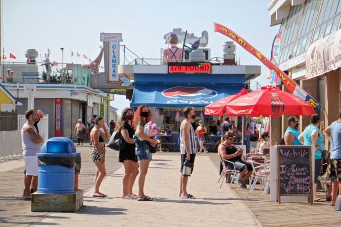 how far is seaside heights from times square
