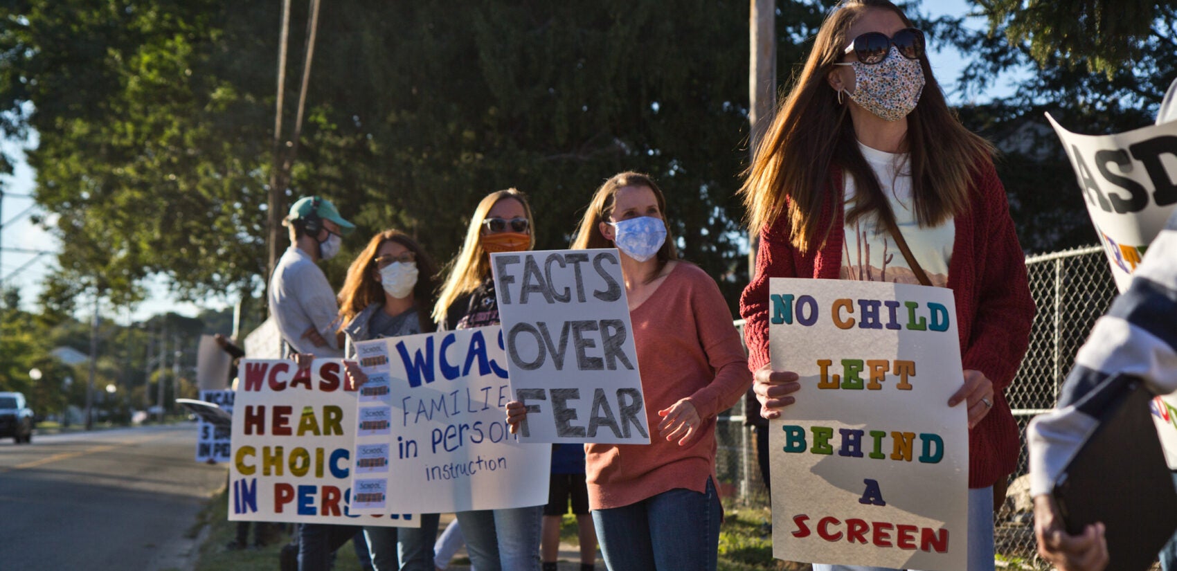 ‘No more Zoom’: Chester County families rally against virtual school