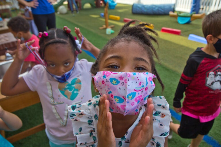 Kids at Today’s Child day care in Clifton Heights, Pa.