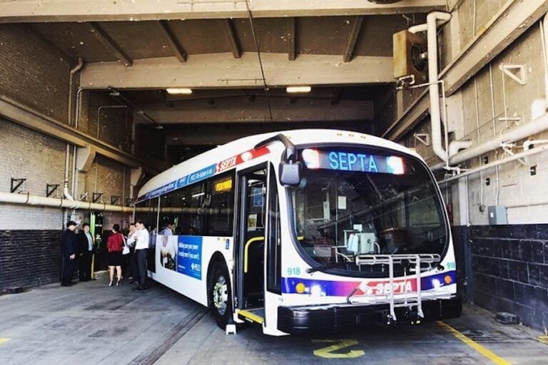 SEPTA has taken its fleet of battery-powered buses out of service due to an issue that the agency hopes the manufacturer will resolve. (Courtesy of SEPTA)