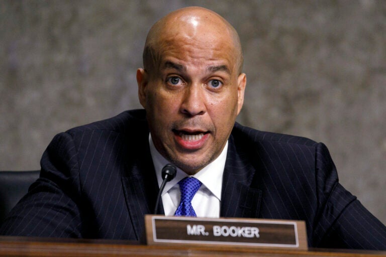 In this July 22, 2020 file photo, Sen. Cory Booker, D-N.J., speaks, during a Senate Judiciary Committee hearing