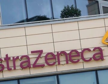 This July 18, 2020, file photo, shows the AstraZeneca offices in Cambridge, England. (AP Photo/Alastair Grant)