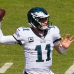 Quarterback Carson Wentz a winner in debut with Washington