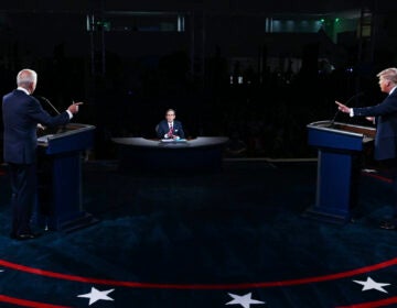 President Donald Trump and Democratic presidential candidate former Vice President Joe Biden participate in the first presidential debate