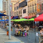 2nd Street in Old City in July