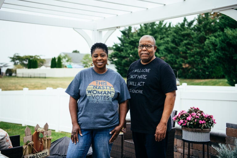 Marvin and Linda Worthy have been fighting for racial justice for years in Chambersburg, Pa. They've been encouraged to see the protest movement of the summer garner significant attention locally.(Dani Fresh/WHYY)