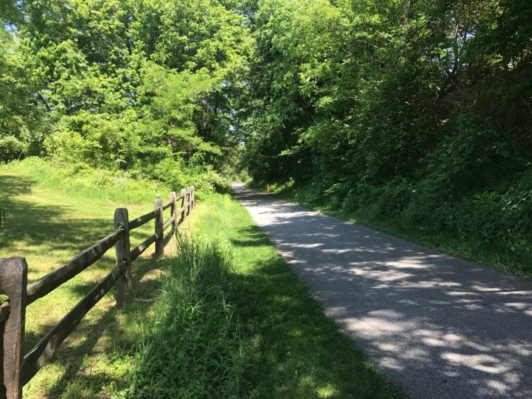 The Chester Valley Trail in Montgomery and Chester counties. (@CVTrail/Twitter)