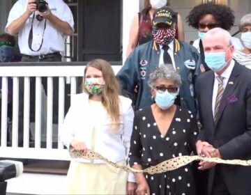 Gov. Phil Murphy was on hand for the ceremony, where he announced that he signed legislation designating the Howell House on Lafayette Street as the official New Jersey Harriet Tubman Museum. (Screenshot)
