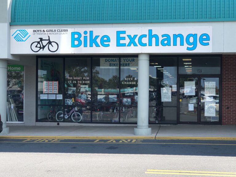 Boys and Girls Club of Trenton and Mercer County Bike Exchange assisted in securing bicycles for a share program being launched by the Trenton Health Team. (Kenny Burns for WHYY)