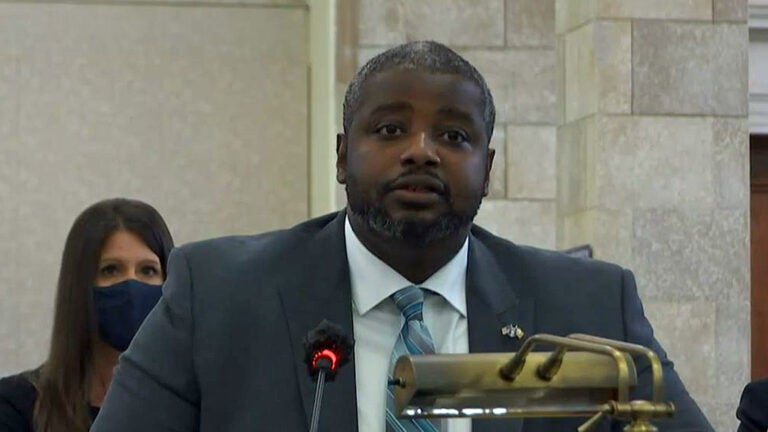 DOC commissioner Marcus Hicks told Senate committee Thursday that department has committed to improving the conditions at Edna Mahan Correctional Facility for Women. (Courtesy of NJ Legislature) 