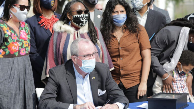 Gov. Phil Murphy signed legislation Friday that requires the Department of Environmental Protection to evaluate environmental and public health impacts of certain facilities on overburdened communities. (Edwin J. Torres/Governor’s Office)