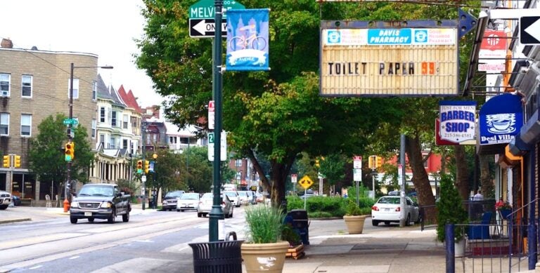 Small businesses on Baltimore Avenue