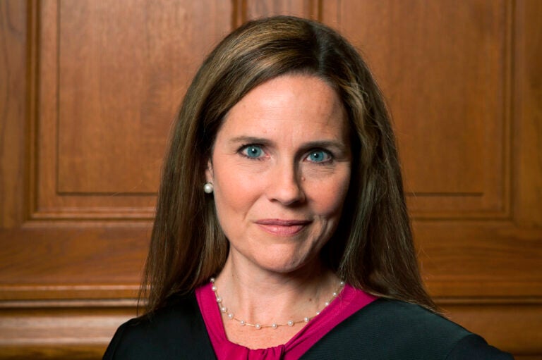 Judge Amy Coney Barrett, pictured in 2018, is seen as a front-runner to replace the late Justice Ruth Bader Ginsburg on the Supreme Court. (Rachel Malehorn, rachelmalehorn.smugmug.com via AP)