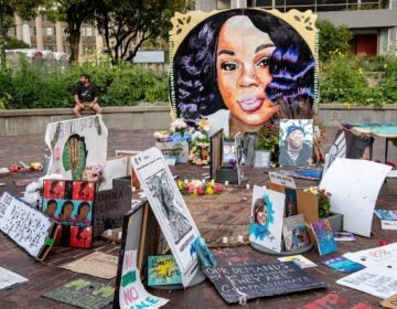A memorial for Breonna Taylor