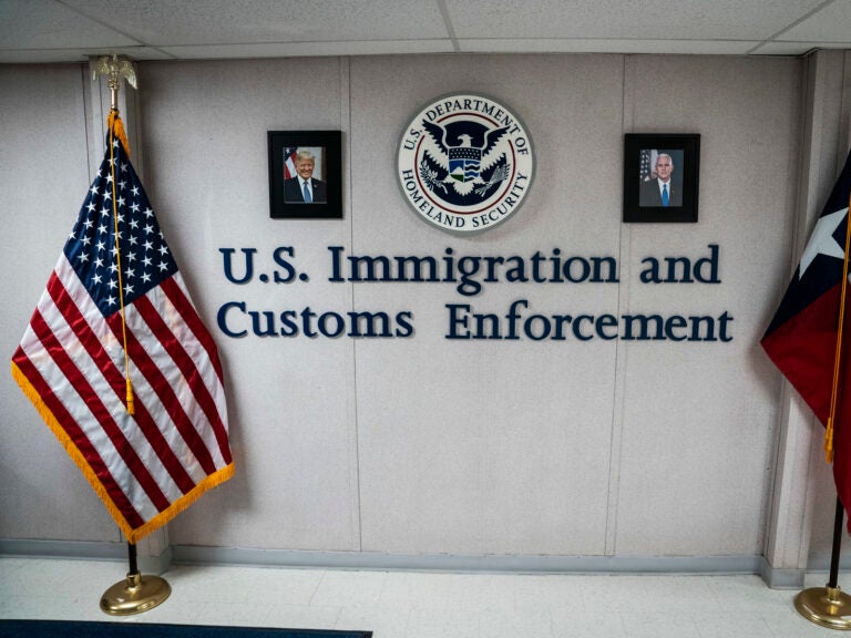 U.S. Immigration and Customs Enforcement. (The Washington Post via Getty Images)