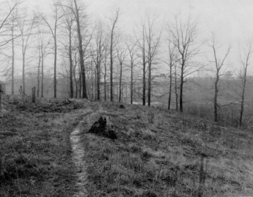 This photo of the area near Newport where Washington and the Continental Army had their encampment was taken in the late 1800s