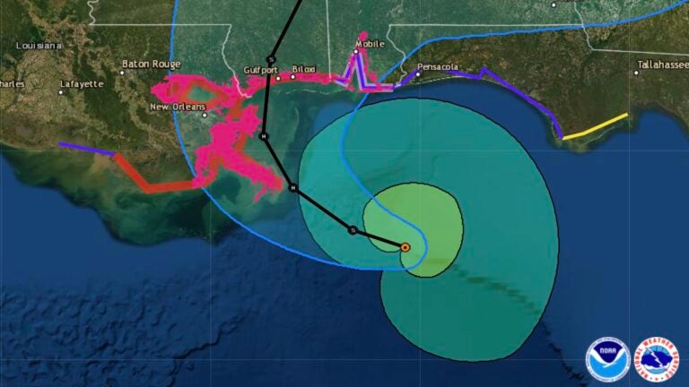 Sally is forecast to make landfall on the Gulf Coast