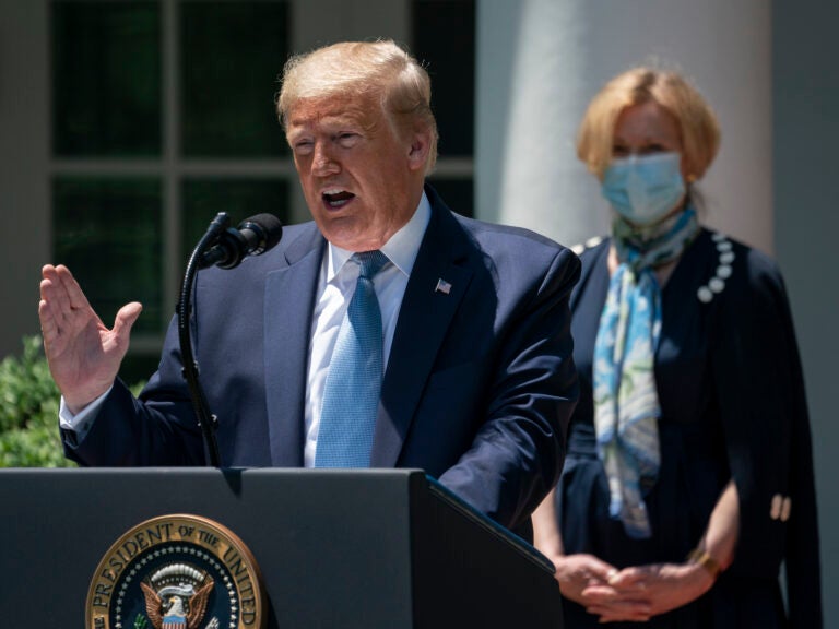 President Trump announced the creation of Operation Warp Speed in May to fast-track a coronavirus vaccine. He called it “a massive scientific and industrial, logistic endeavor unlike anything our country has seen since the Manhattan Project.” President Trump announced the creation of Operation Warp Speed in May to fast-track a coronavirus vaccine. He called it