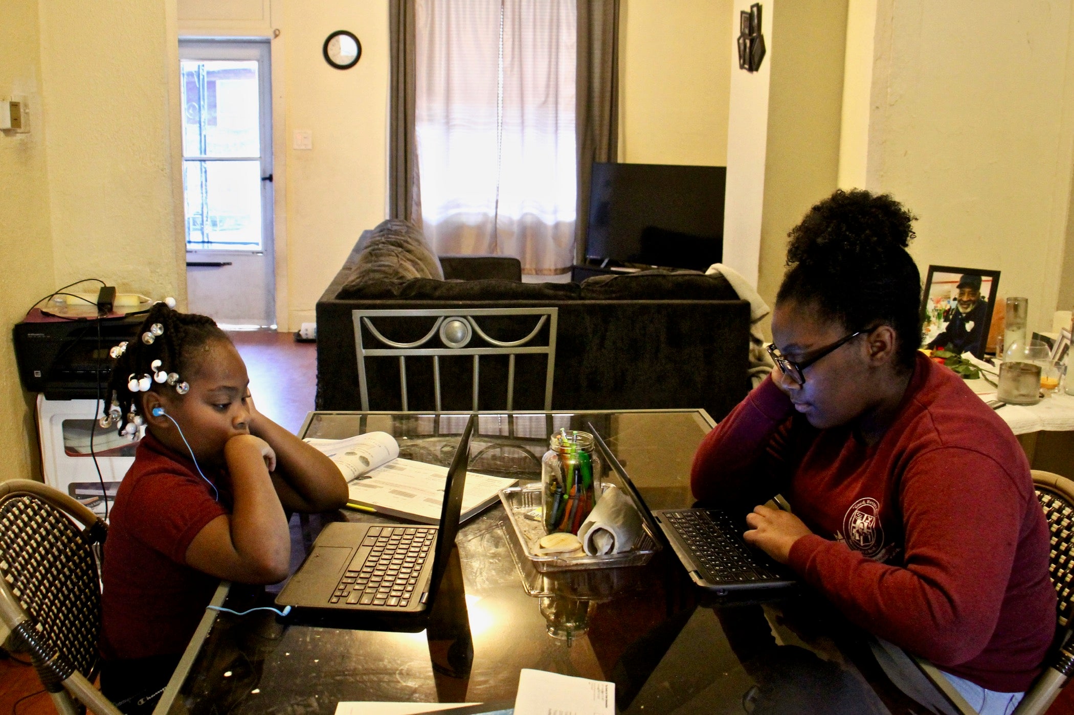 Zyiah Satterwhite and her sister Erica